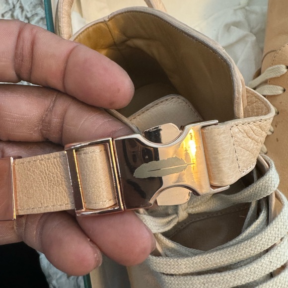 These are a used but great condition of a size 12 “Buscemi” creme and rose Gold. - Picture 12 of 16